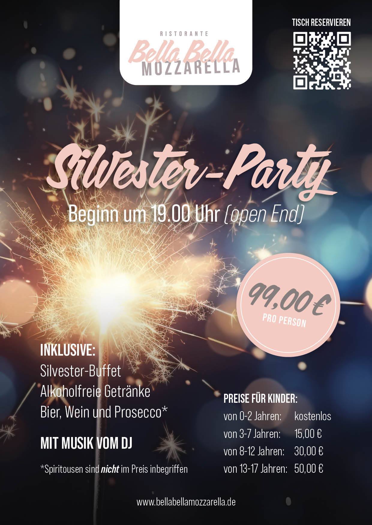 Silvesterparty Hattingen Bella Bella Mozzarella